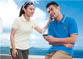 益达休闲运动T恤产品宣传图
