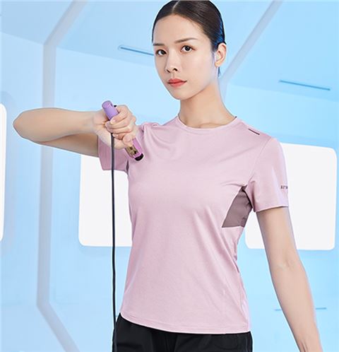 益达圆领短袖速干运动t恤供应商883127/883128